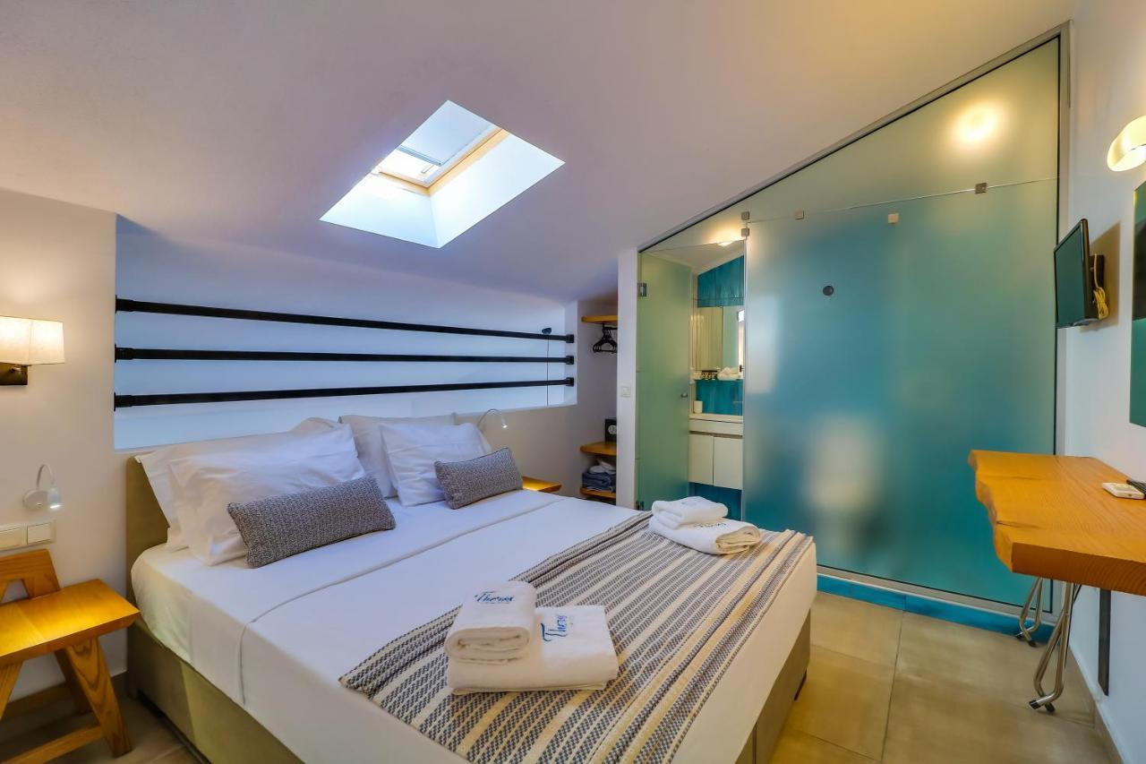 Theros Villas & Suites Chrysi Ammoudia Bagian luar foto