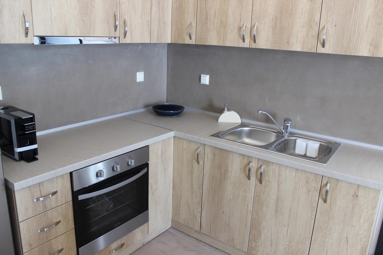 Theros Villas & Suites Chrysi Ammoudia Bagian luar foto